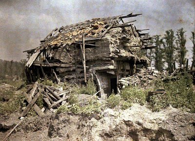 Missy-sur-Aisne, Frankreich, 1917 (Autochrom) von Fernand Cuville